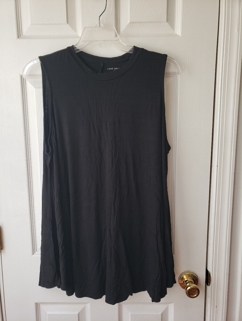 Lane Bryant Black Sleeveless Swing Tank